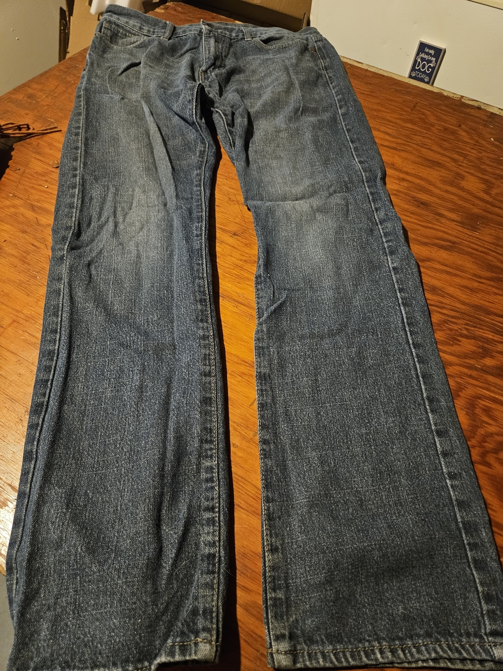 Men's Bootcut Jeans in Faded Blue